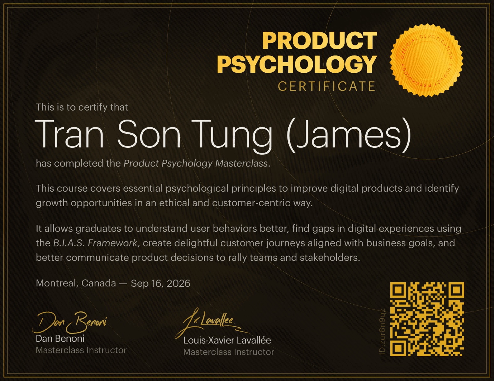Product Psychology Certificate - growth.design